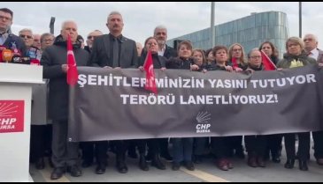 CHP Bursa, şehitlerimizi anıyor!&nbsp;