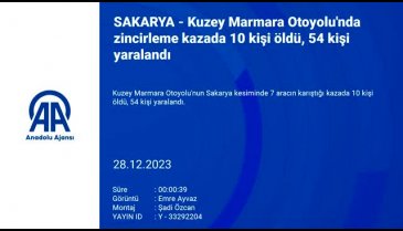 Kuzey Marmara Otoyolunda korkunç kaza! 10 ölü