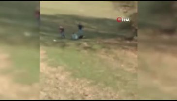 Tokat'ta otomobil uçuruma yuvarlanıp cayır cayır yandı!