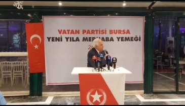 Perinçek, Bursa'da Partisi'nin Yeni Yıla Merhaba Yemeğinde -2