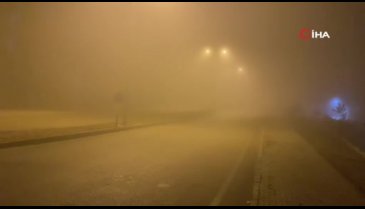 Elazığ'da yoğun sis etkili oldu