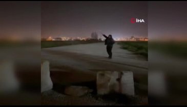Bursa'da yılbaşını kutlarken havai fişek elinde böyle patladı