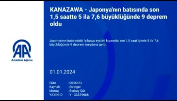 Japonya'da deprem! -2