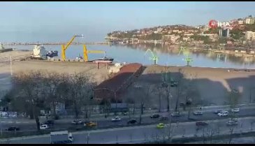 Demir yüklü gemi arızalandı