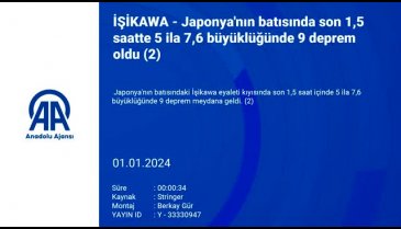 Japonya'daki depremde 24 kişi hayatını kaybetti