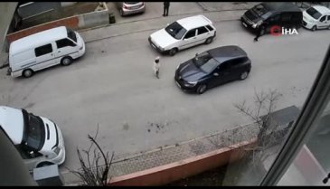 Bursa'da hayat kurtaran manevra kamerada!