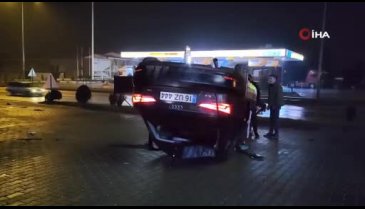 Bursa'da babasından izinsiz aldığı otomobille kaza yaptı! 3 yaralı