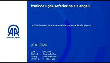 İzmir'de uçak seferlerine hava engeli