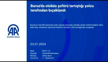Bursa'da şoföre bıçaklı saldırı!