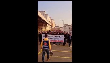 Bir&nbsp;eylem de&nbsp;BOCH fabrikasından