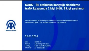 Kars'ta otobüs kazası! Ölü ve yaralılar var
