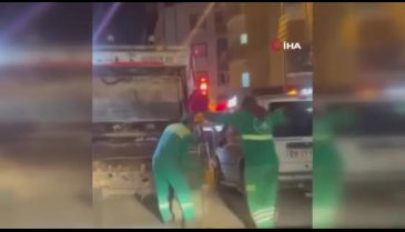 Bursa'da temizlik işçisi sosyal medyada viral oldu