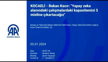 Bakan Kacır: Son 21 yılda yapay zeka alanında 6,7 milyar lira destek verdik