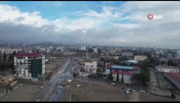 Depremin merkezi Kahramanmaraş 11 ay sonra havadan görüntülendi