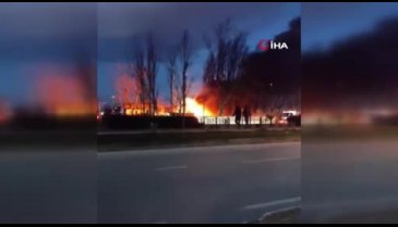 Bursa'da geri dönüşüm deposunda korkutan yangın