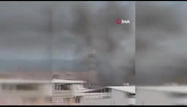 Bursa'da çatı yangını!