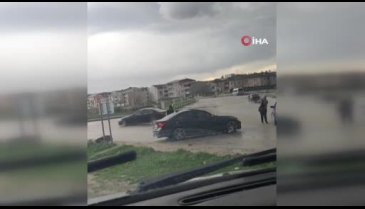 Bursa'da drift atan araç mahalle sakinlerine rahatsızlık verdi