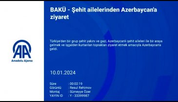Şehit ailelerinden Azerbaycan'a ziyaret