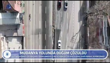 Mudanya yolu rahatladı