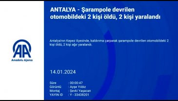 Antalya'da araç şarampole devrildi! Ölü ve yaralılar var