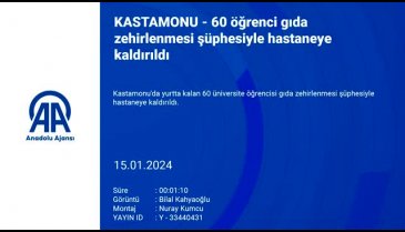 Kastamonu'da 60 öğrenci gıda zehirlenmesi şüphesiyle hastaneye kaldırıldı