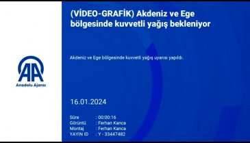 Bursa'da yağış akşam saatlerinde etkisini artıracak