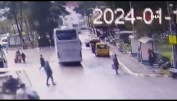 Mersin'de devrilen otobüsün Marmaris otogarındaki görüntüleri ortaya çıktı