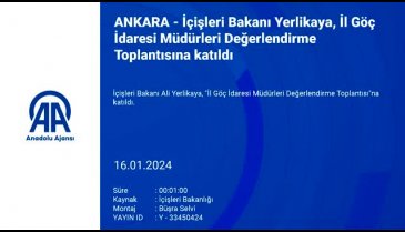 Bakan Yerlikaya 'İl Göç İdaresi Müdürleri Değerlendirme Toplantısı'na katıldı