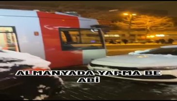 Bursa plakalı araç Almanya'da trafiği felç etti