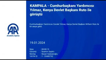 Cumhurbaşkanı Yardımcısı Yılmaz, Kenya Devlet Başkanı ile görüştü