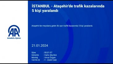 İstanbul'da iki ayrı trafik kazası: 5 kişi yaralandı