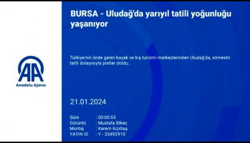 Uludağ'da sömestr tatili yoğunluğu!