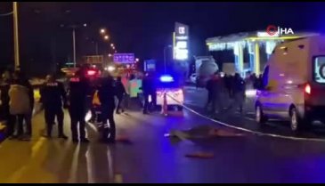 Bolu'da iki otomobilin çarptığı yaya hayatını kaybetti!