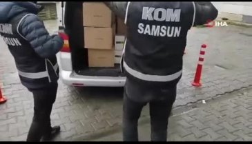 Kaçak ve sahte alkol üretimini engellemek için Samsun'da "Çengel-6" operasyonu