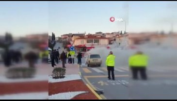 Sakarya'da yangın tüpünü kapan olay yerine koştu