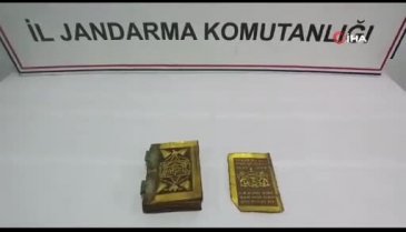 Kahramanmaraş'ta 1300 yıllık olduğu değerlendirilen tevrat ele geçirildi