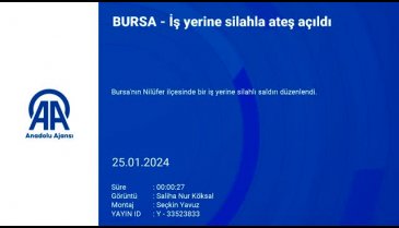 Bursa'da işyerine silahlı saldırı!