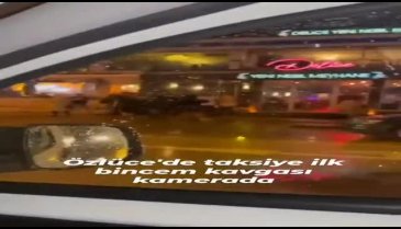 Bursa'da taksi kavgası!