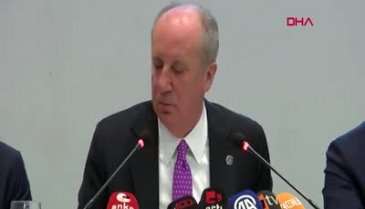 Muharrem İnce: Ne Cumhur ne Millet tek yol Memlekettir