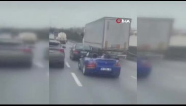 İstanbul'da makas atarak seyreden sürücüye 16 bin 905 lira ceza