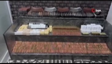 Şırnak'ta bir iş yerinde çok sayıda silah ve mühimmat ele geçirildi