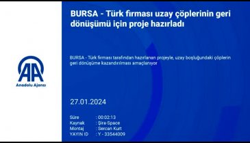 Türk firması uzay çöplerinin geri dönüşümü için proje hazırladı