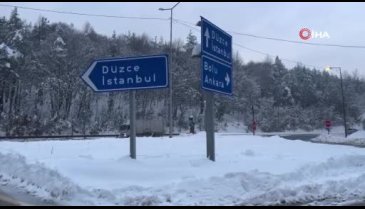 Bolu Dağı'nda ulaşım rahatladı!