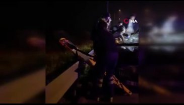 Ankara'da görevli 3 polis memurunun içinde bulunduğu otomobil, TIR'a çarptı!