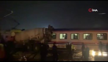 Tekirdağ'da turistlerin de bulunduğu yolcu treni ile beton mikseri çarpıştı! 1 yaralı