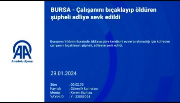 Bursa'da çalışanını bıçaklayıp öldürmüştü! Kamera görüntüleri ortaya çıktı