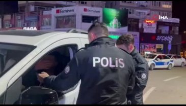Bursa'da can ve mal güvenliği amacıyla kent merkezinde uygulama düzenlendi