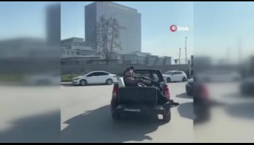 Bursa'da trafikte tehlikeli yolculuk!