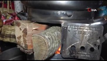 Bursa'da közde yaptığı çayla fenomen oldu
