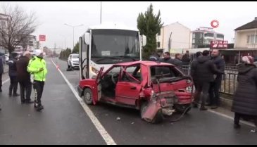 Elazığ'da zincirleme trafik kazası: 2 yaralı